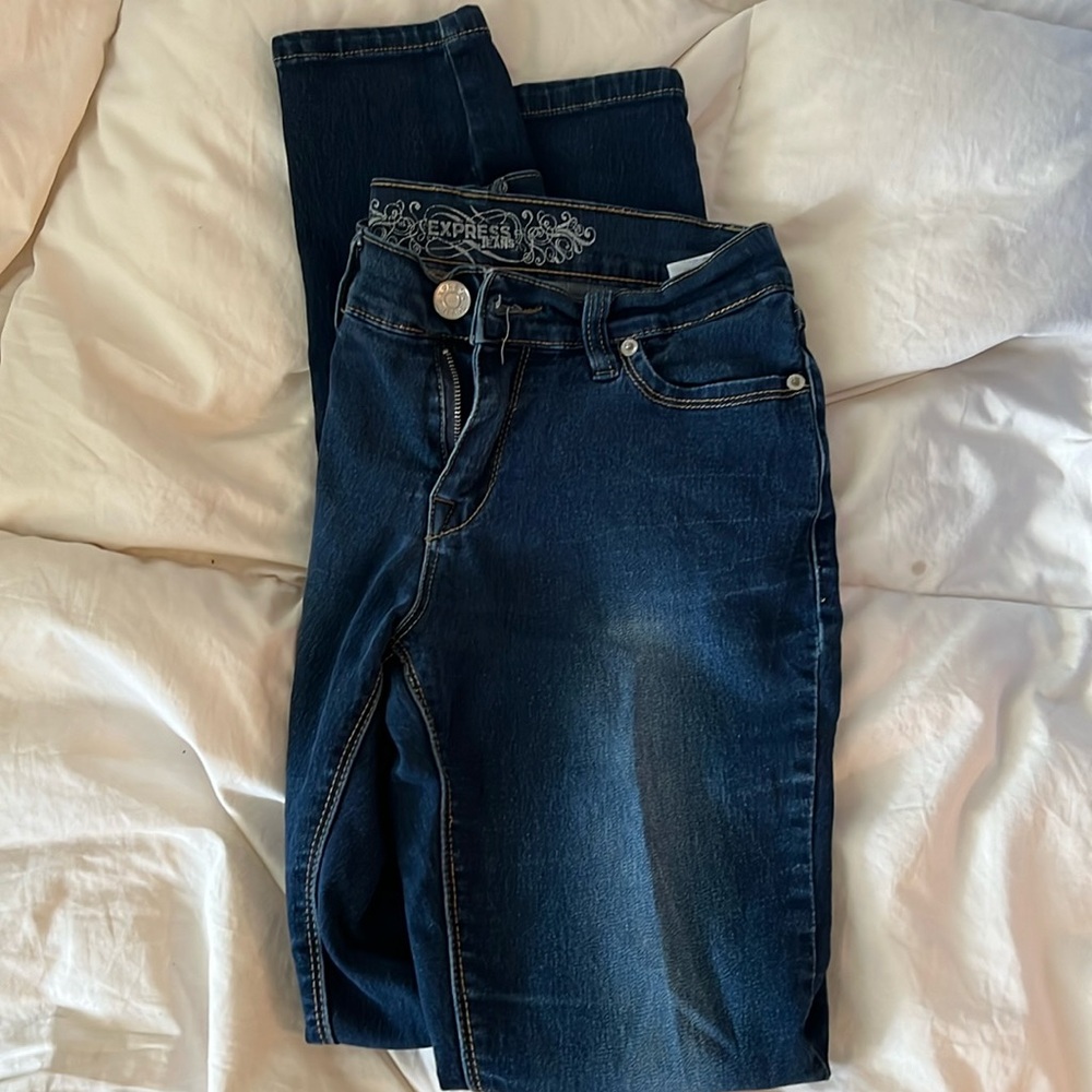 Express skinny jeans, size 4